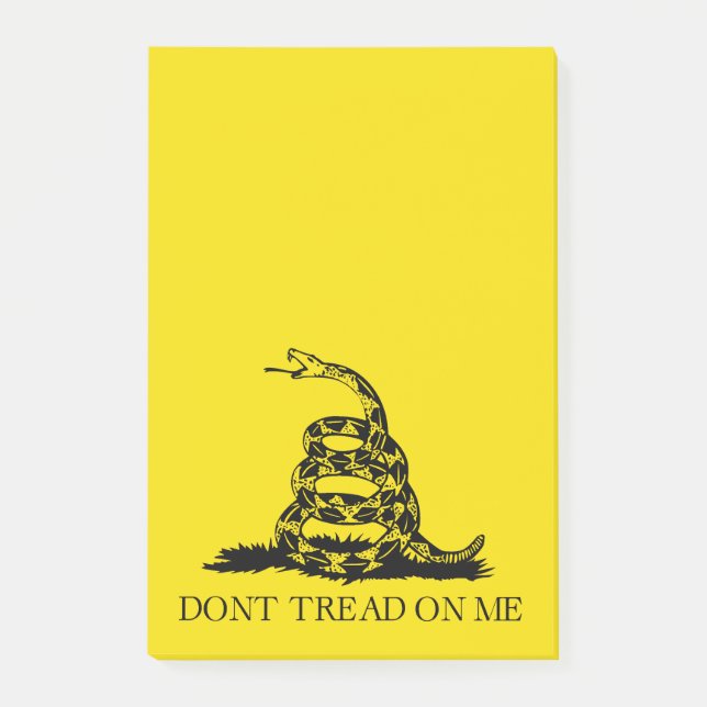 Bloco De Notas Bandeira de Gadsden Rattlesnake: Guerra Revolucion (Frente)
