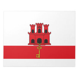 Bloco De Notas Bandeira de Gibraltar