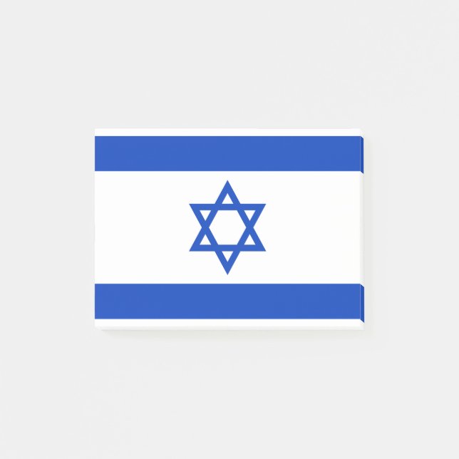 Bloco De Notas Bandeira de Israel (Frente)