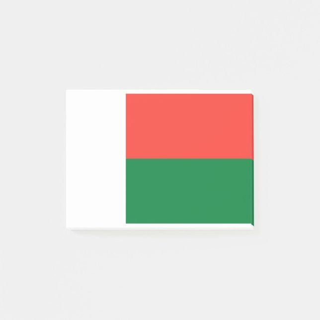 Bloco De Notas Bandeira de Madagascar (Frente)