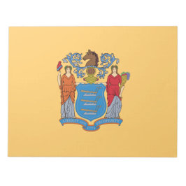 Bloco De Notas Bandeira de Nova Jersey