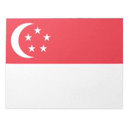 Bloco De Notas Bandeira de Singapura
