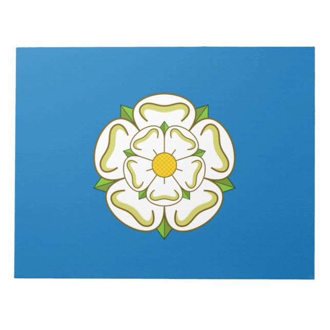 Bloco De Notas Bandeira de Yorkshire (Condado Inglês) (Frente)