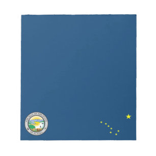 Bloco De Notas bandeira do Alasca