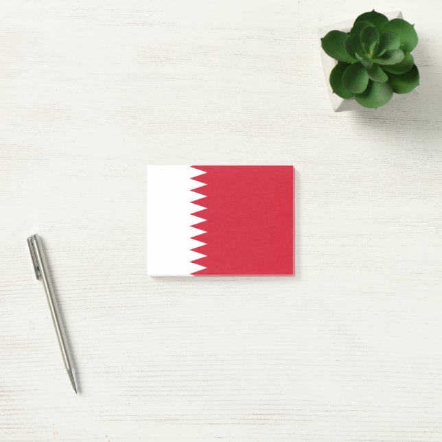 Bloco De Notas Bandeira do Bahrein (Escritótio)