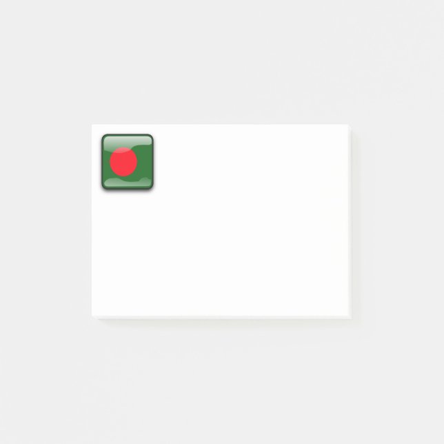 Bloco De Notas Bandeira do Bangladesh (Frente)