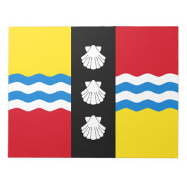 Bloco De Notas Bandeira do Bedfordshire Notepad