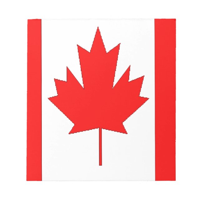 Bloco De Notas Bandeira do Canadá (Frente)