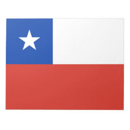 Bloco De Notas Bandeira do Chile