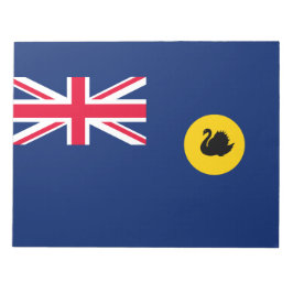 Bloco De Notas Bandeira do Estado da Austrália Ocidental