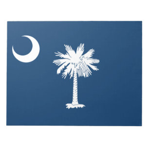 Bloco De Notas Bandeira do estado da Carolina do Sul