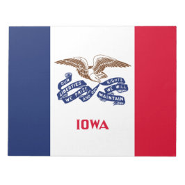 Bloco De Notas Bandeira do Estado de Iowa