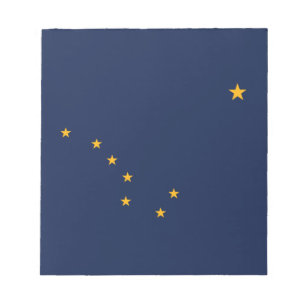 Bloco De Notas Bandeira do Estado do Alasca