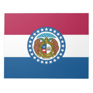 Bloco De Notas Bandeira do Estado do Missouri