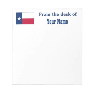Bloco De Notas Bandeira do Estado do Texas