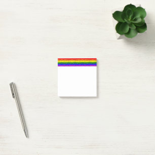 Bloco De Notas Bandeira do orgulho SlipperyJoe's líquido brilhant