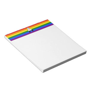 Bloco De Notas bandeira do orgulho two-spirit de SlipperyJoe simb