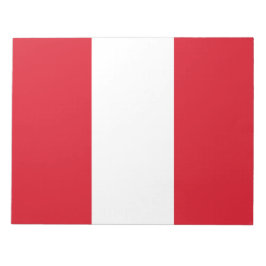 Bloco De Notas Bandeira do Peru