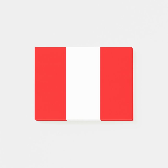 Bloco De Notas Bandeira do Peru (Frente)