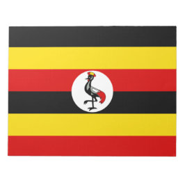 Bloco De Notas Bandeira do Uganda