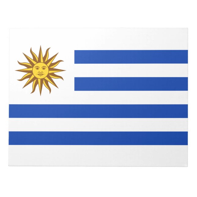 Bloco De Notas Bandeira do Uruguai (Frente)