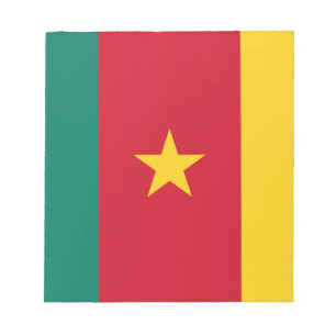 Bloco De Notas Bandeira dos Camarões