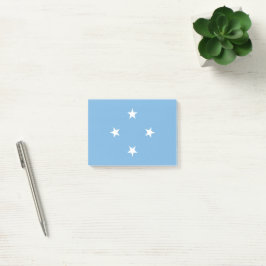 Bloco De Notas Bandeira dos Estados Federados da Micronésia