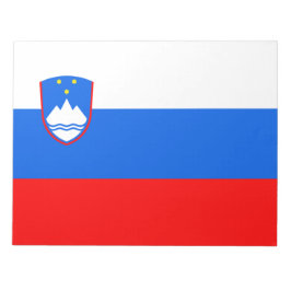 Bloco De Notas Bandeira eslovena