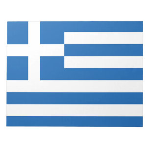 Bloco De Notas Bandeira grega (Grécia)
