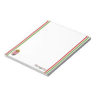 Bloco De Notas Bandeira húngara