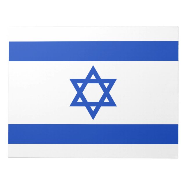 Bloco De Notas Bandeira israelita (Israel) (Frente)