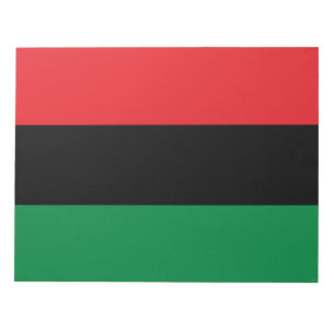 Bloco De Notas Bandeira Pan-Africana