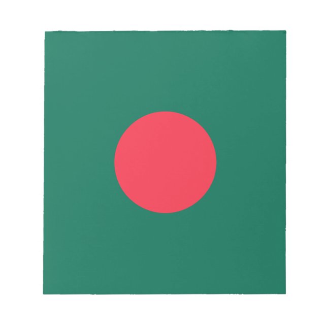 Bloco De Notas Bandeira Patriótica Bangladesh (Frente)