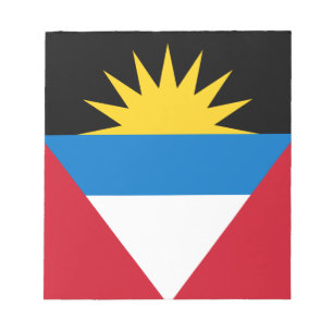 Bloco De Notas Bandeira Patriótica de Antígua e Barbuda