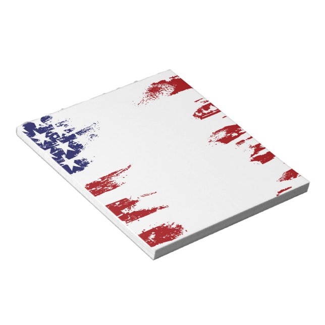 Bloco De Notas Bandeira pintada (Inclinado)