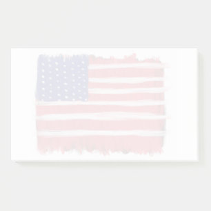 Bloco De Notas Bandeira pintada arte popular desvanecida