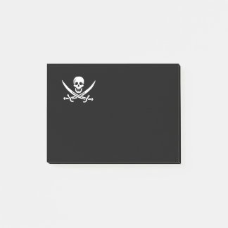 Bloco De Notas Bandeira pirata de Jolly roger