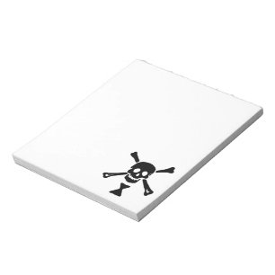 Bloco De Notas Bandeira Pirata Jolly Roger de Emanuel Wynne