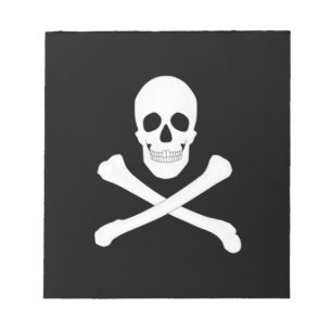 Bloco De Notas Bandeira Pirate (Jolly Roger)