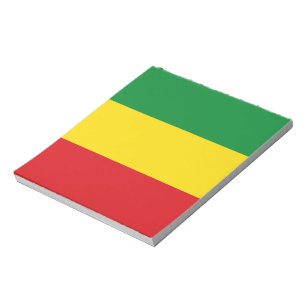 Bloco De Notas Bandeira Rastafári Rasta Etíope