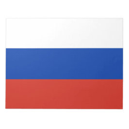 Bloco De Notas Bandeira Russa (Rússia) Notepad