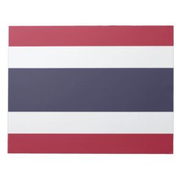 Bloco De Notas Bandeira Tailandesa (Tailândia)