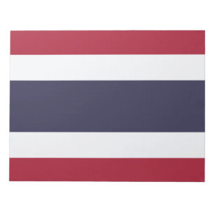 Bloco De Notas Bandeira Tailandesa (Tailândia)