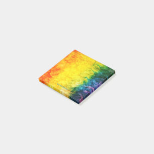 Bloco De Notas Bandeira tie-dye da SlipperyJoe's arco-íris pressi