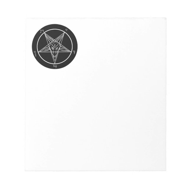 Bloco De Notas Baphomet Note (Frente)