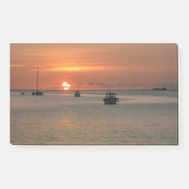 Bloco De Notas Barcos Tropicais Solares Caribe Oceano