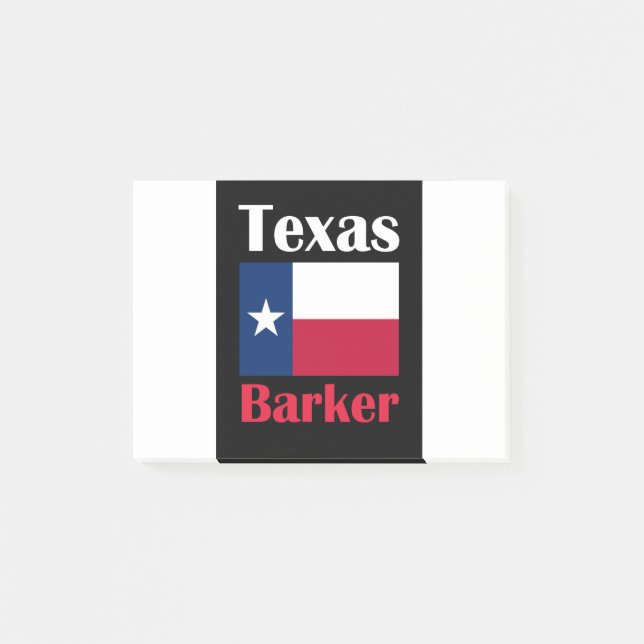 Bloco De Notas Barker TX (Frente)