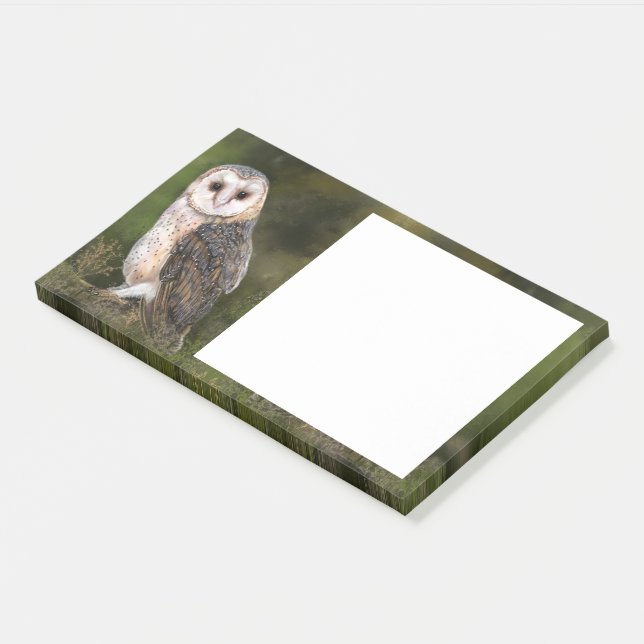 Bloco De Notas Barn Ow Sticky Notes (Inclinado)