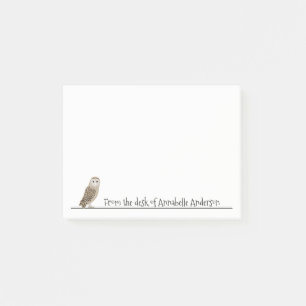 Bloco De Notas Barn Owl Personalizar Notas de Posto