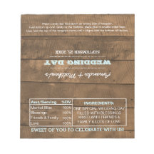 Barnwood Lights Aqua Weding Favorece Wrappers Cand